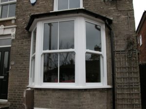 image shows newly fitted double glazing in altrincham