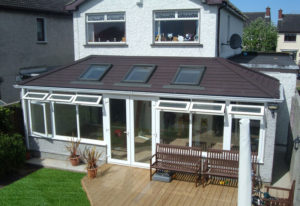 image shows installation of guardian roofing in altrincham