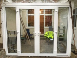 upvc doors in altrincham - image shows doors just fitted
