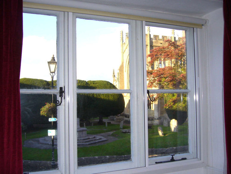 project for glazing in Bowdon - image shows aluminum secondary glazing